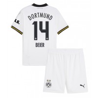Echipament fotbal Borussia Dortmund Maximilian Beier #14 Tricou Treilea 2024-25 pentru copii maneca scurta (+ Pantaloni scurti)